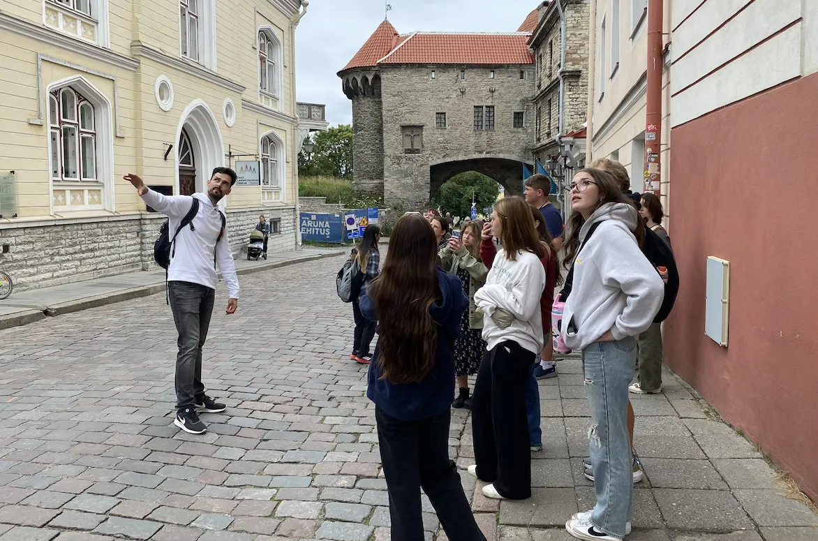 students traveling in Finland
