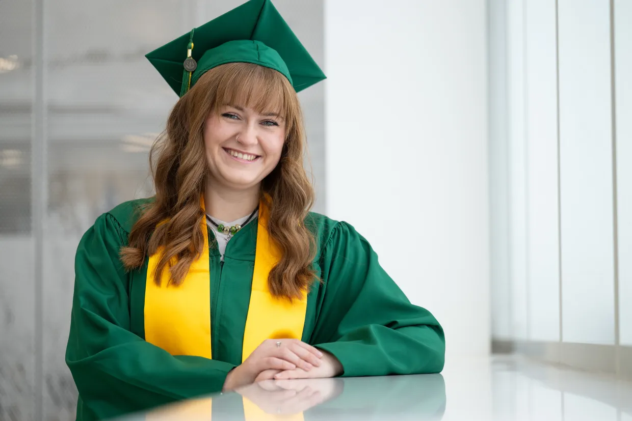 NDSU graduate Annika Tweten