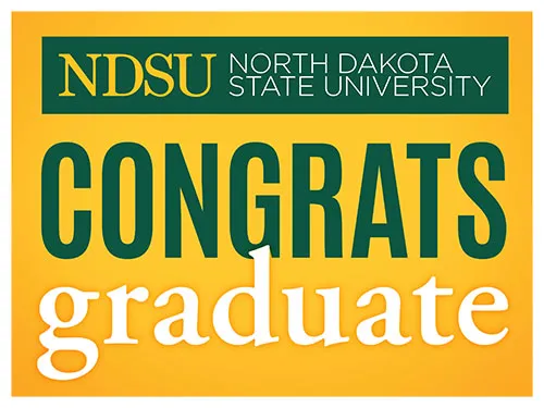 Congrats graduate yard sign