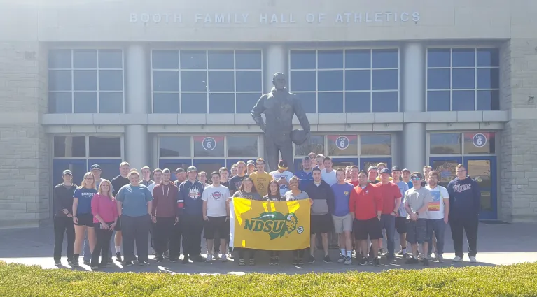 Photo of Sport Management Group on a trip