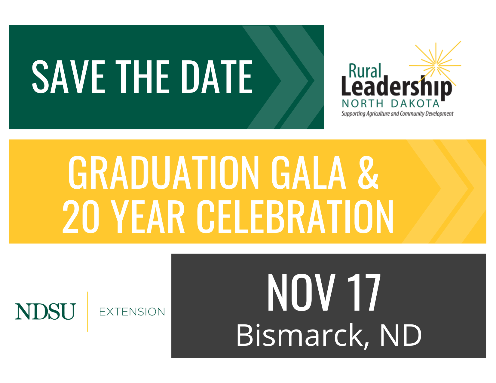 Rural Leadership North Dakota Graduation Gala and 20 Year Celebration