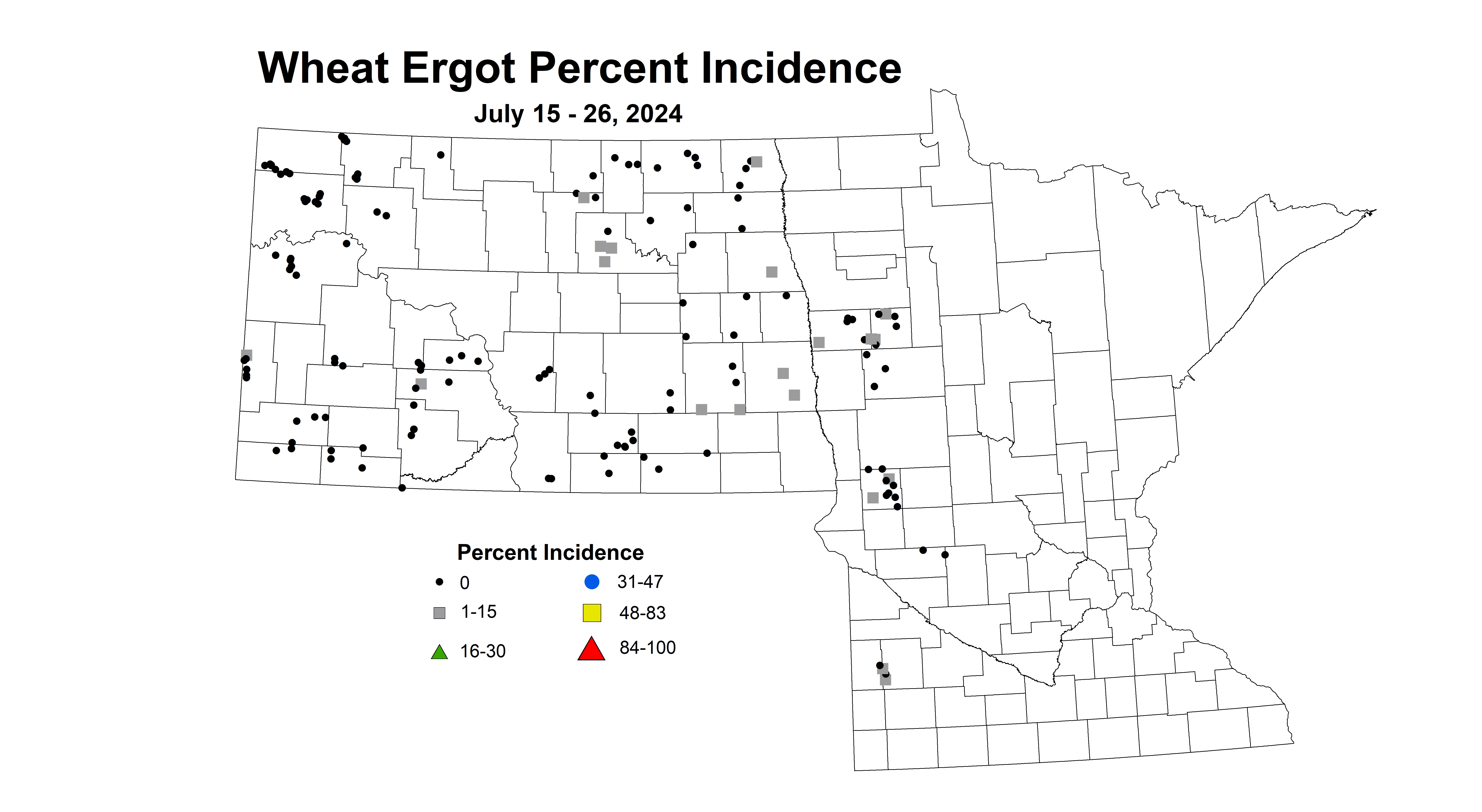 wheat ergot incidence 7.15-7.26 2024