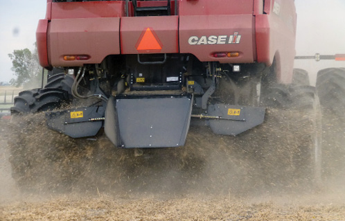 Combine exhaust