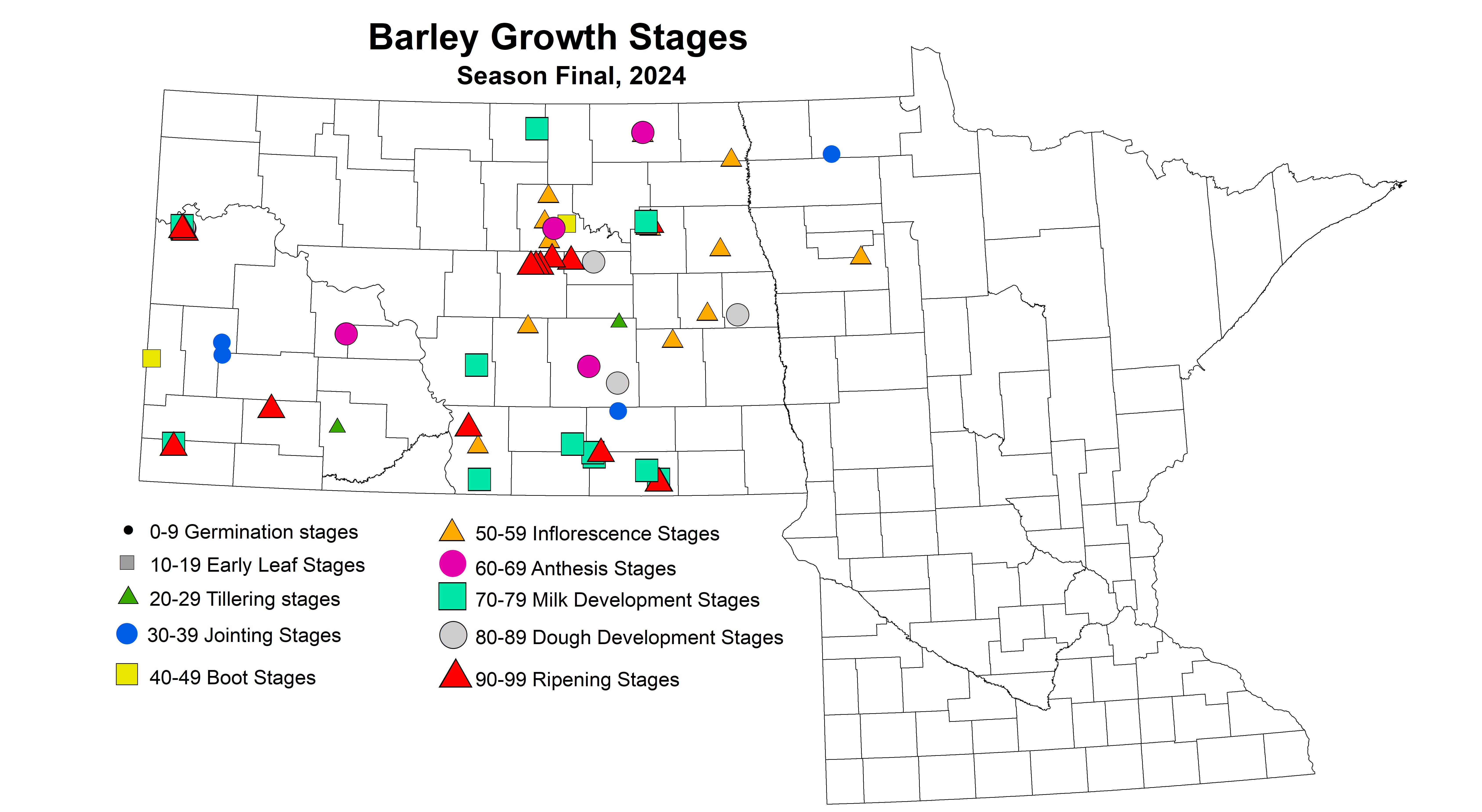 barley growth stages season final 2024