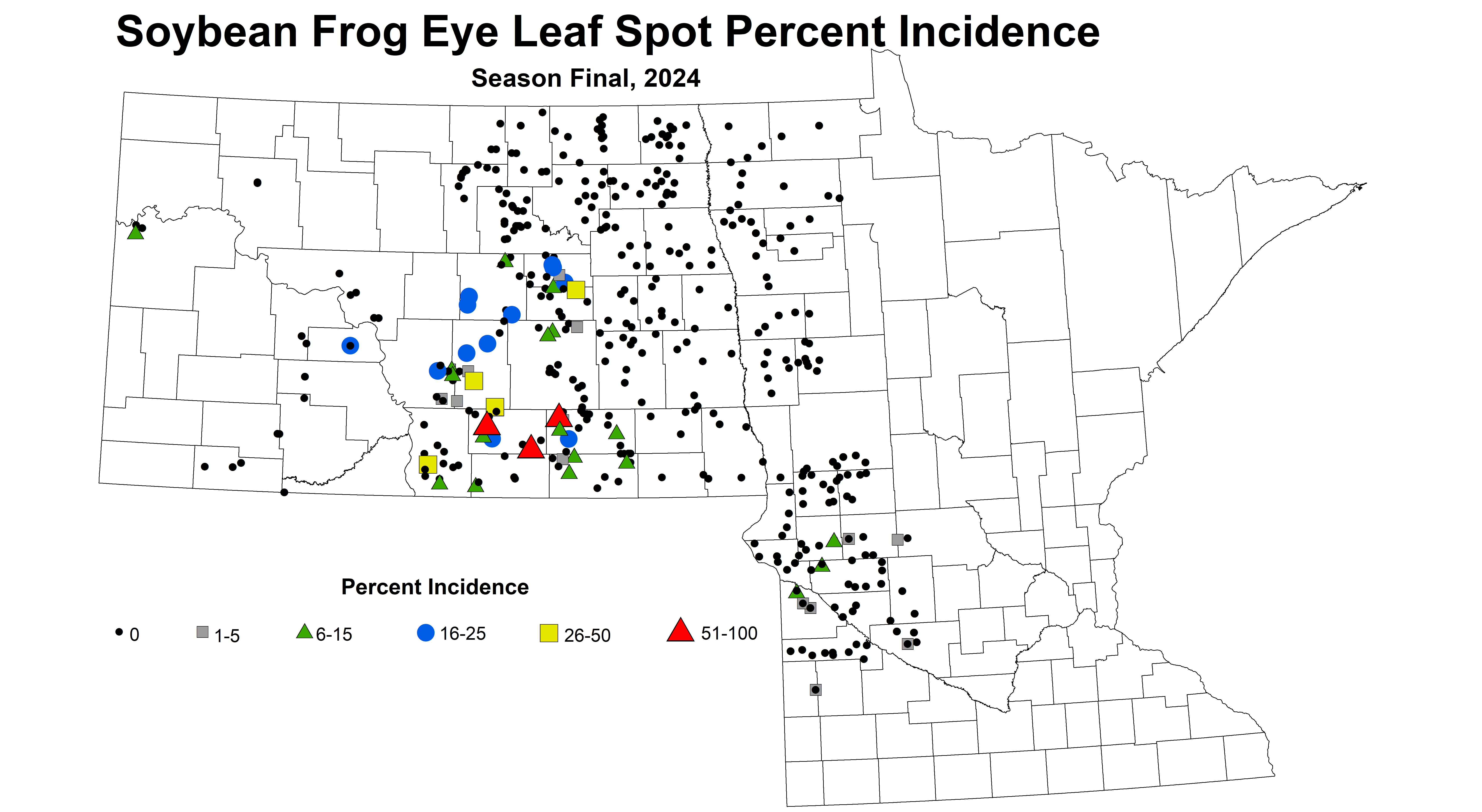 soybean frog eye leaf spot incidence season final 2024