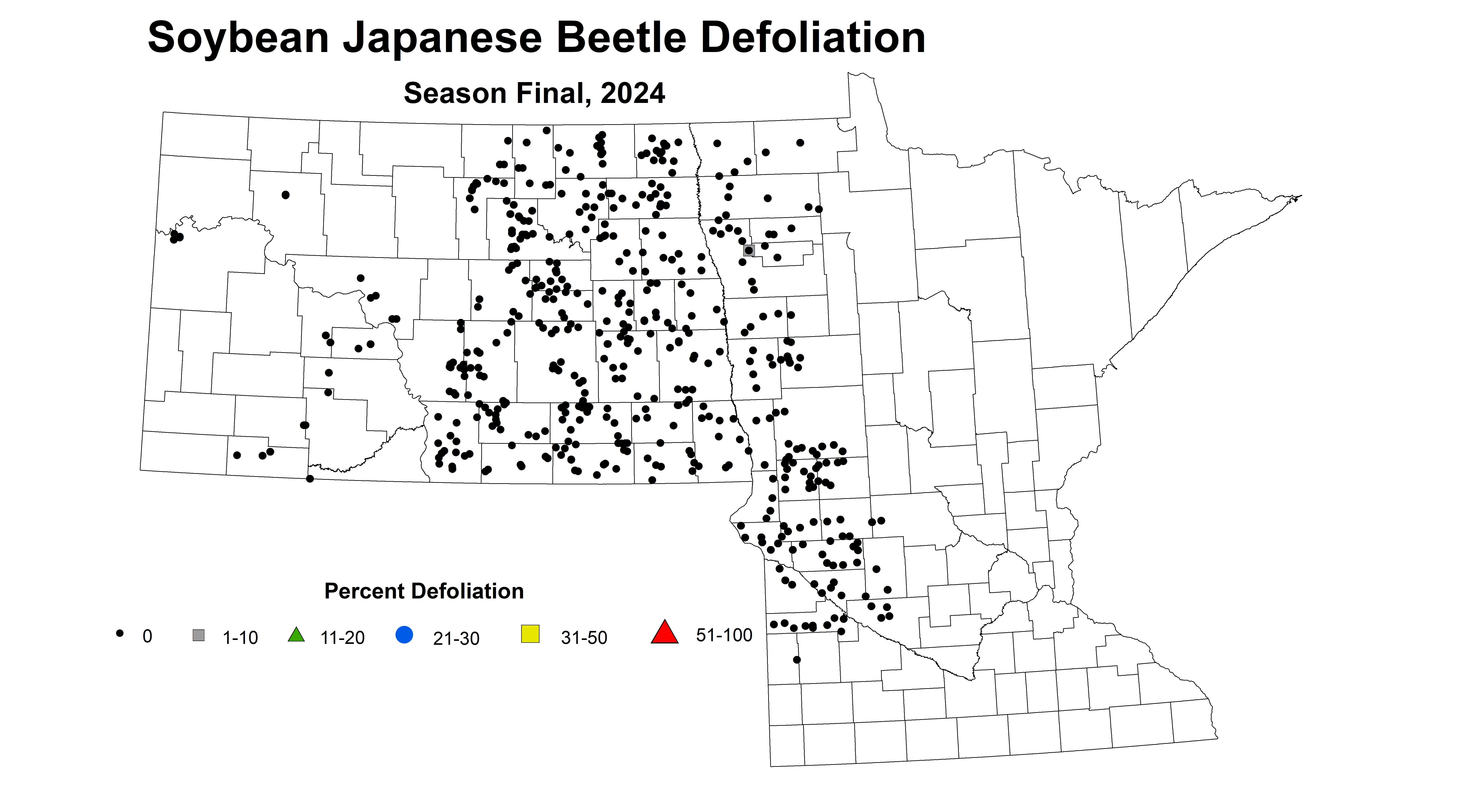 soybean japanese beetle defoliation season final 2024