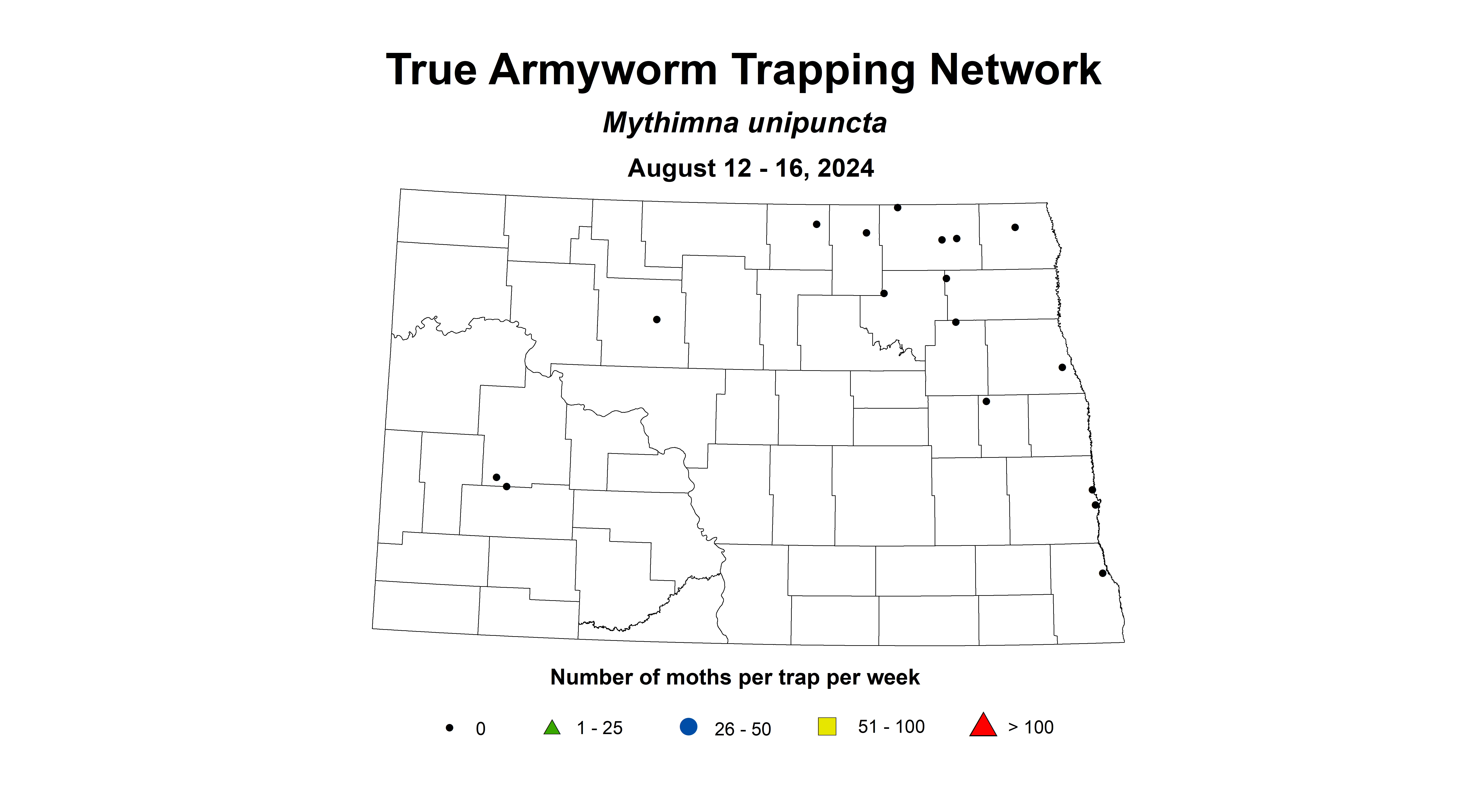 wheat insect true armyworm August 12 - 16 2024