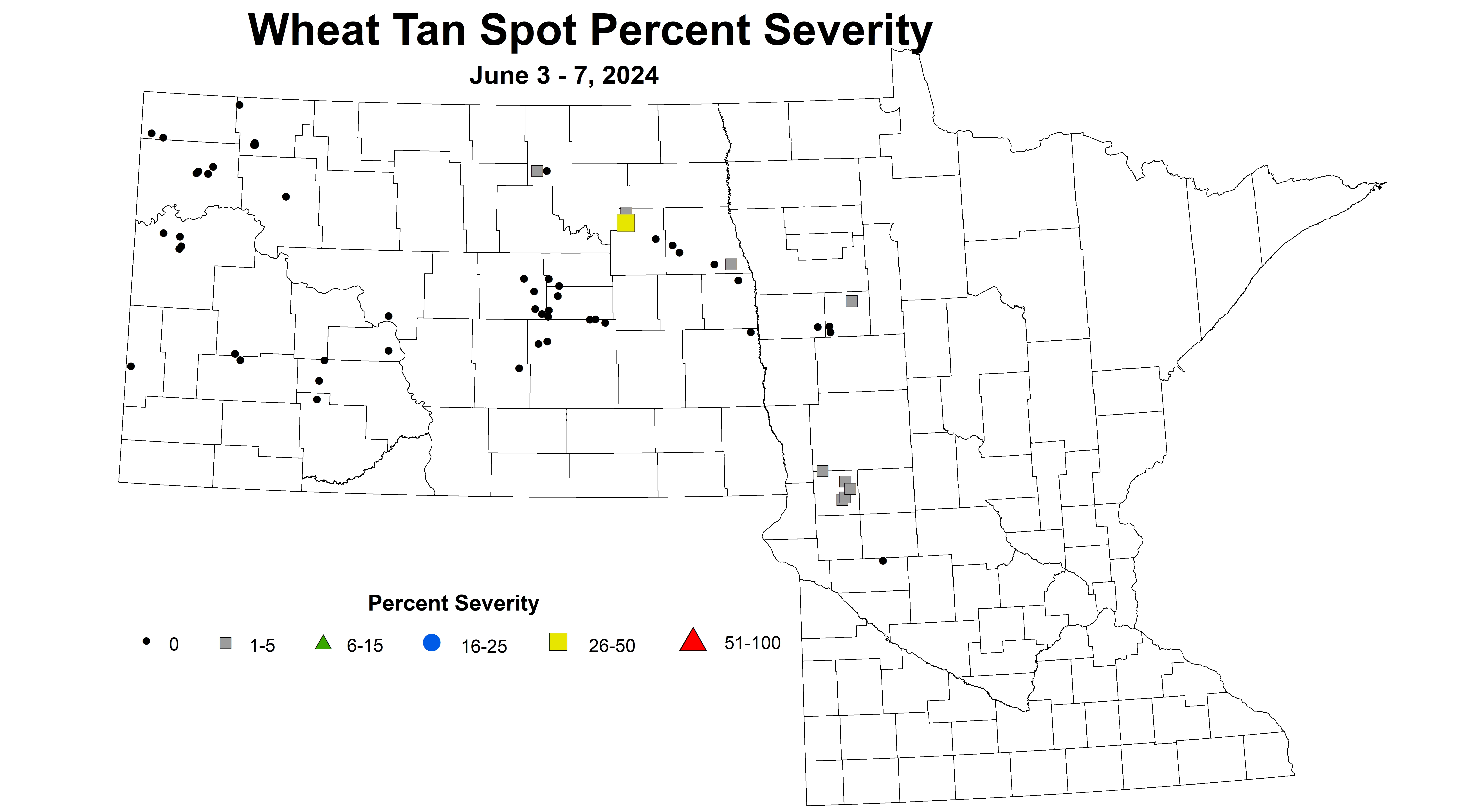 corrected wheat tan spot percent severity 2024 6.3-6.7