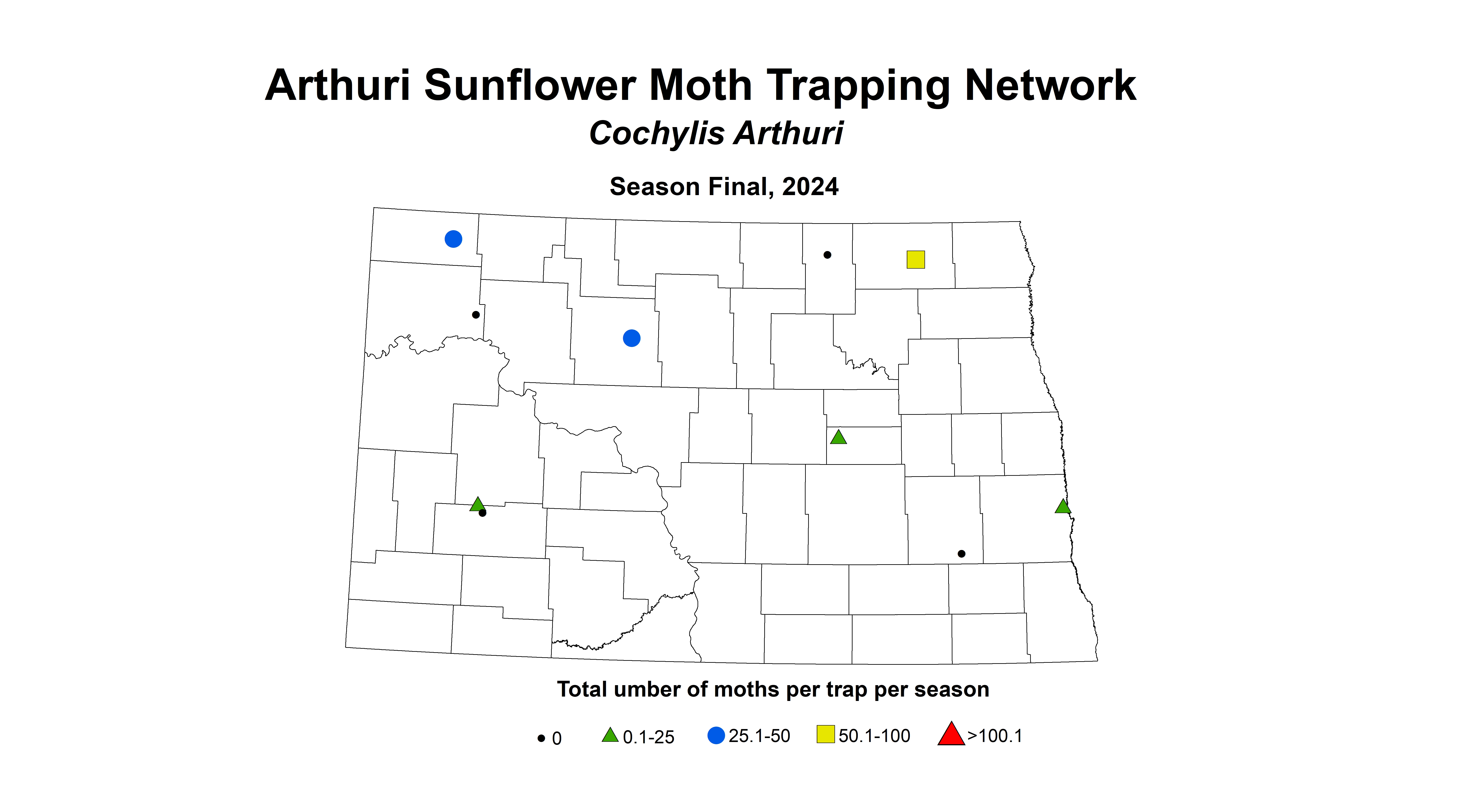 arthuri sunflower moth season final 2024