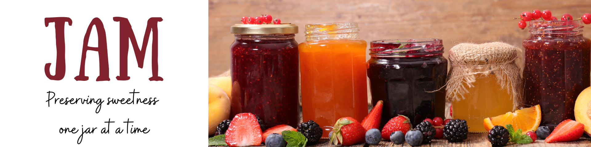 Jam - preserving sweetness one jar at a time