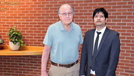 Dr. Francois Marais and Sagar Adhikari