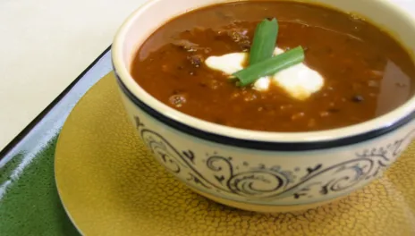 Sweet Potato Black Bean Soup