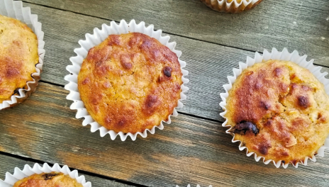 Applesauce Lentil Muffins