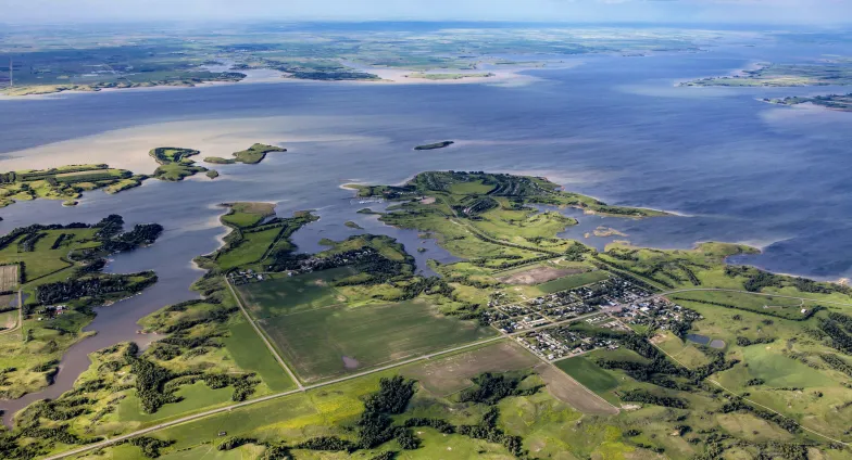 Arial view in McLean County