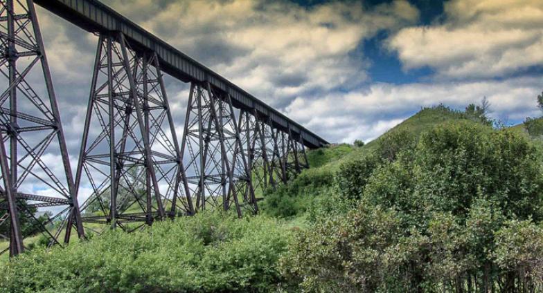 Span 27 Railroad Trestle Bridge which spans over a gulch