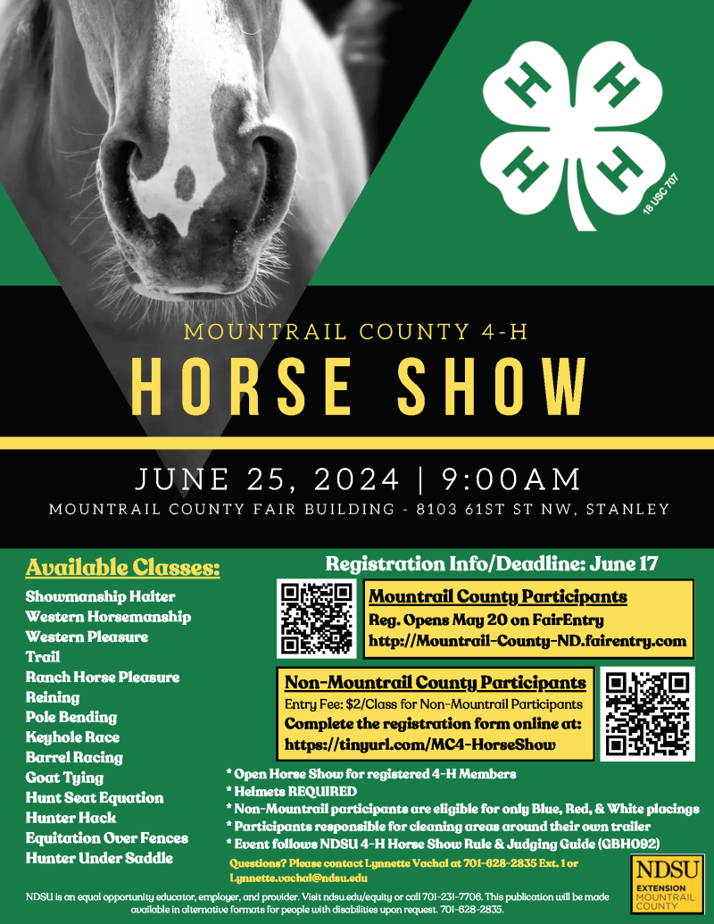 Open Horse Show 2024 Mountrail