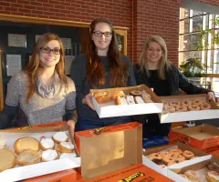 student donut sale