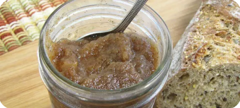 Reduced-sugar Apple Butter