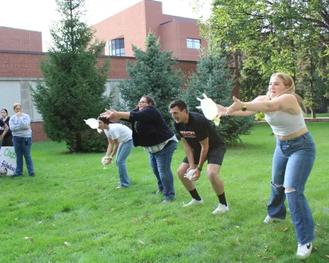 Balloon Toss at Shepherd