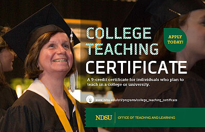 College Teaching Certificate Office of Teaching and Learning NDSU