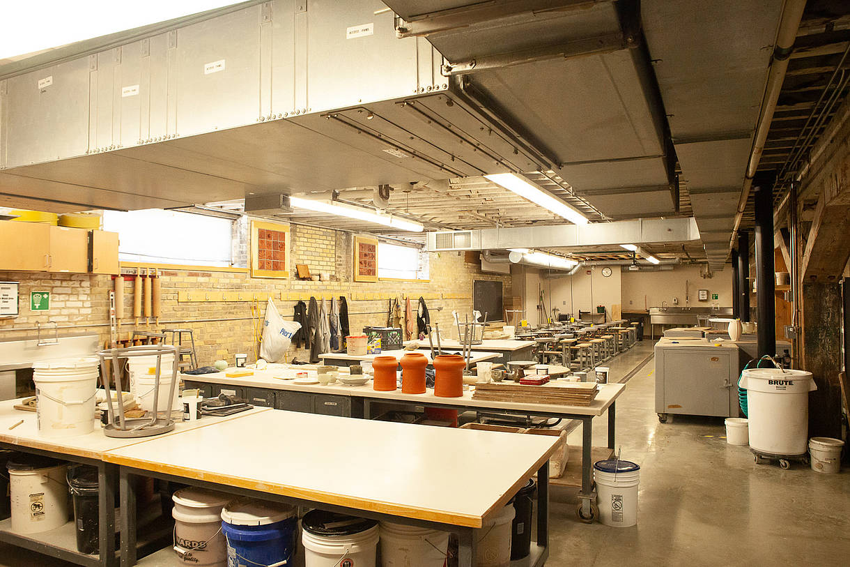 Ceramics Studio Visual Arts NDSU