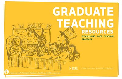 Graduate Teaching Resources post card image