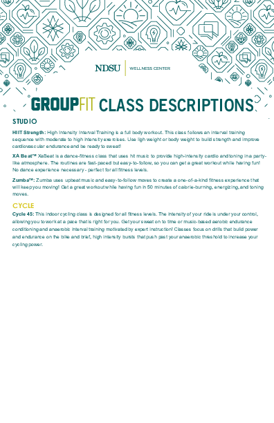 GroupFIT Summer Class Descriptions