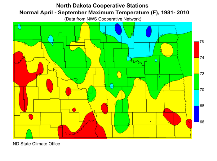 High Temperature | North Dakota State Climate Office | NDSU