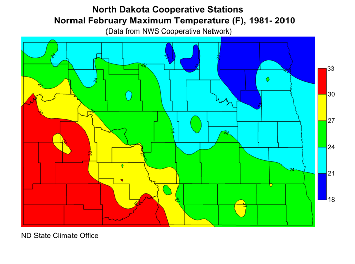 High Temperature | North Dakota State Climate Office | NDSU