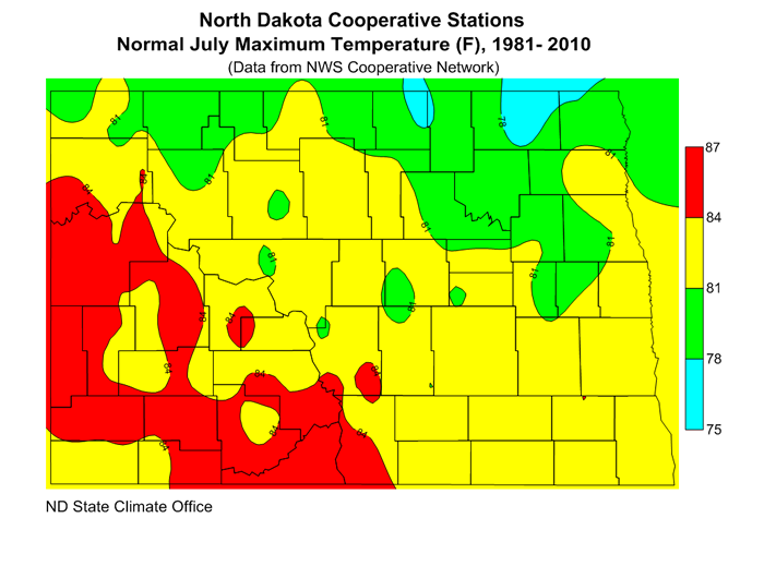 High Temperature | North Dakota State Climate Office | NDSU