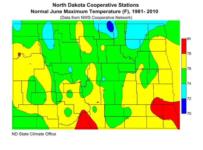 High Temperature | North Dakota State Climate Office | NDSU