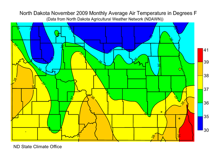 2009 North Dakota State Climate Office NDSU