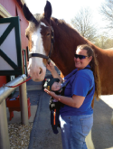 Amy Trout and horse photo