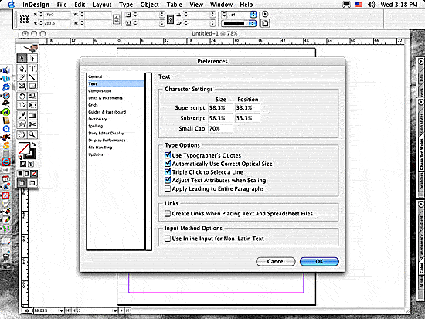 InDesign Preferences.