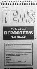 Reporters' notebook.