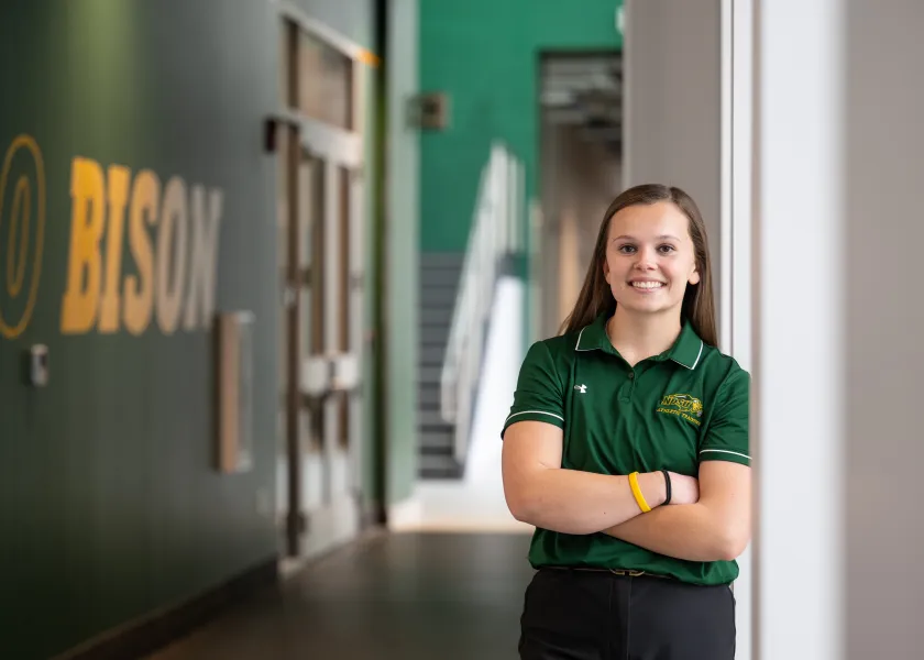 NDSU Athletic Trainer Kenzie Norgren