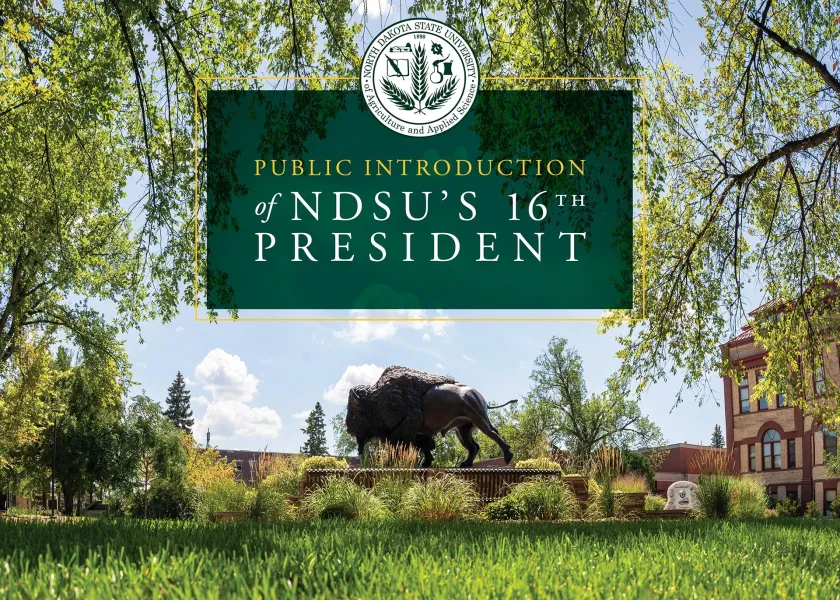 Public introduction of NDSU's 16th President is set for March 30