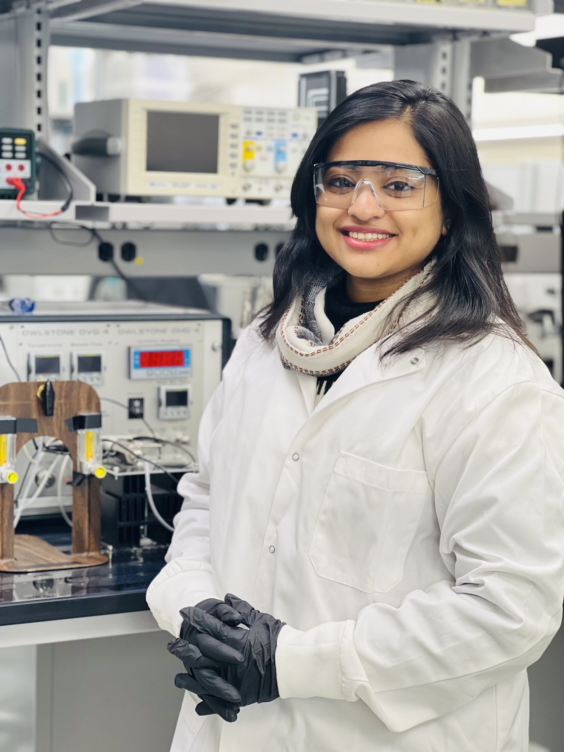 Mahek Sadiq, a fourth-year Ph.D. student at NDSU