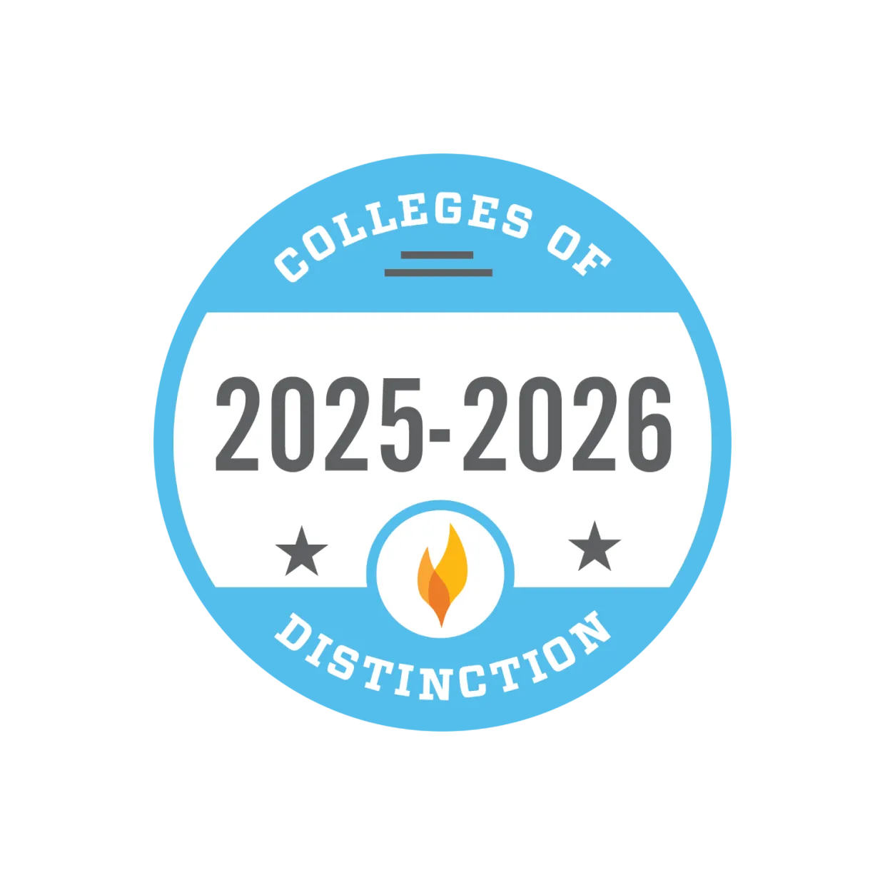 Colleges of Distinction Badge 2025-2026