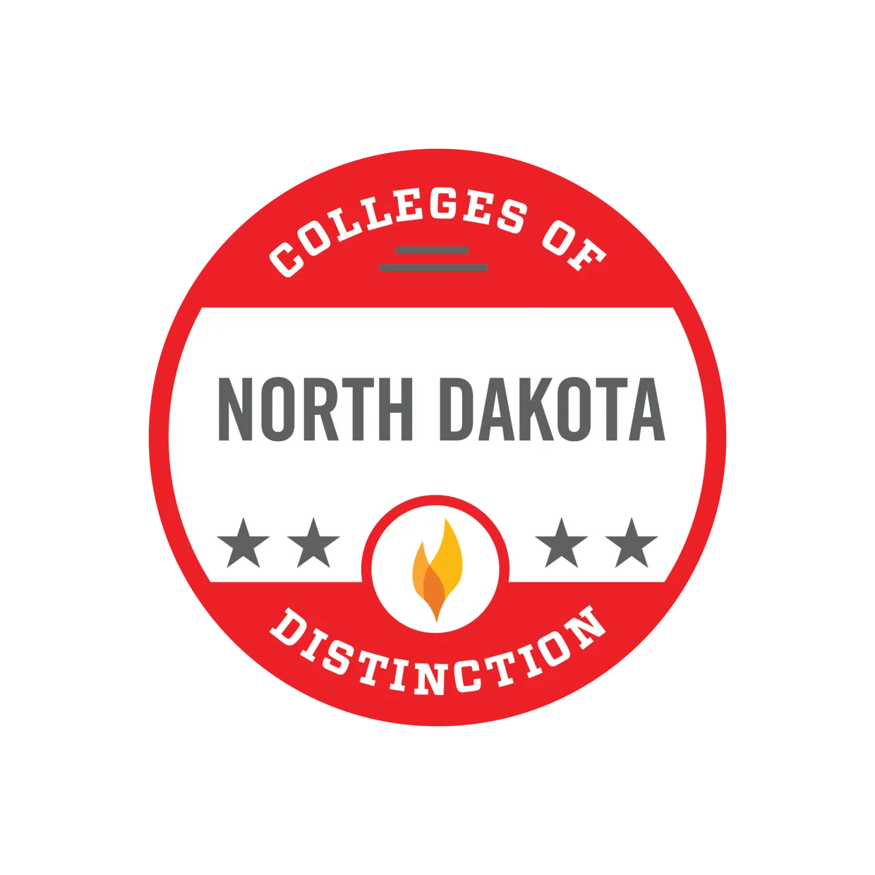 Colleges of Distinction Badge for North Dakota