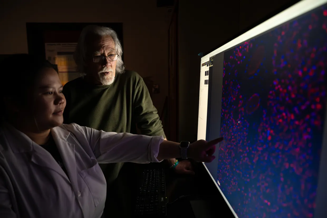 NDSU Distinguished Professor of animal science Larry Reynolds
